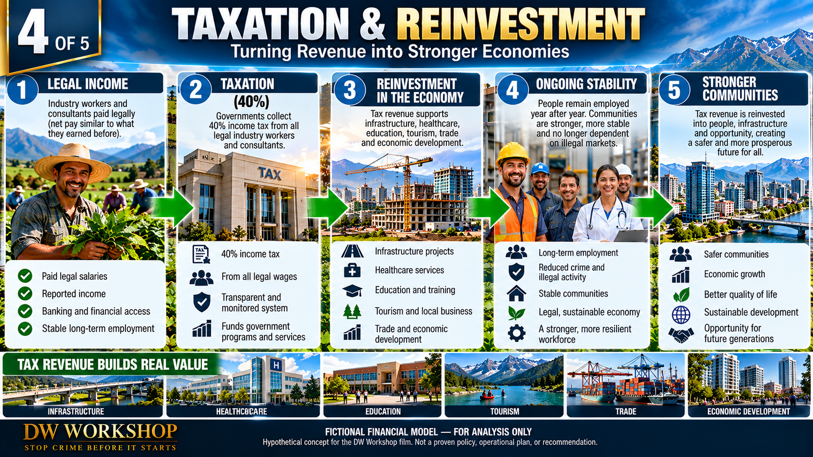 4 of 5: Taxation and reinvestment, turning revenue into stronger economies